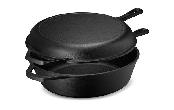 02.Legend-Cast-Iron-Multi-Cooker-Skillet-Set- Legend Cast Iron Multi Cooker Skillet Set