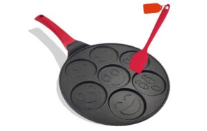 Emoji Smiley Face Nonstick Grill Pancake Pan