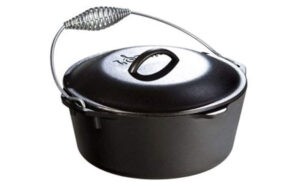7. Seasoned Cast Iron Pot And Cooking