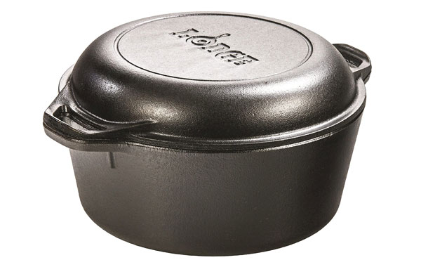 Lodge Pre Seasoned Cast-Iron-Double-Dutch-Oven 10.Lodge-Pre-Seasoned Cast Iron Double Dutch Oven