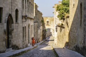 The medieval town of Rhodes