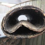 How are pitch fibre pipes used in drainage systems