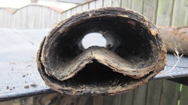 How are pitch fibre pipes used in drainage systems